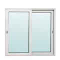 Colonial Black Double Glazed Aluminum Sliding Windows with Grills1