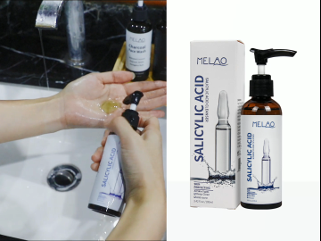 Custom Logo Face Wash Smoothing Cleanser Smoothing Skin Salicylic Acid Deep Cleansing Foaming Facial Cleanser1