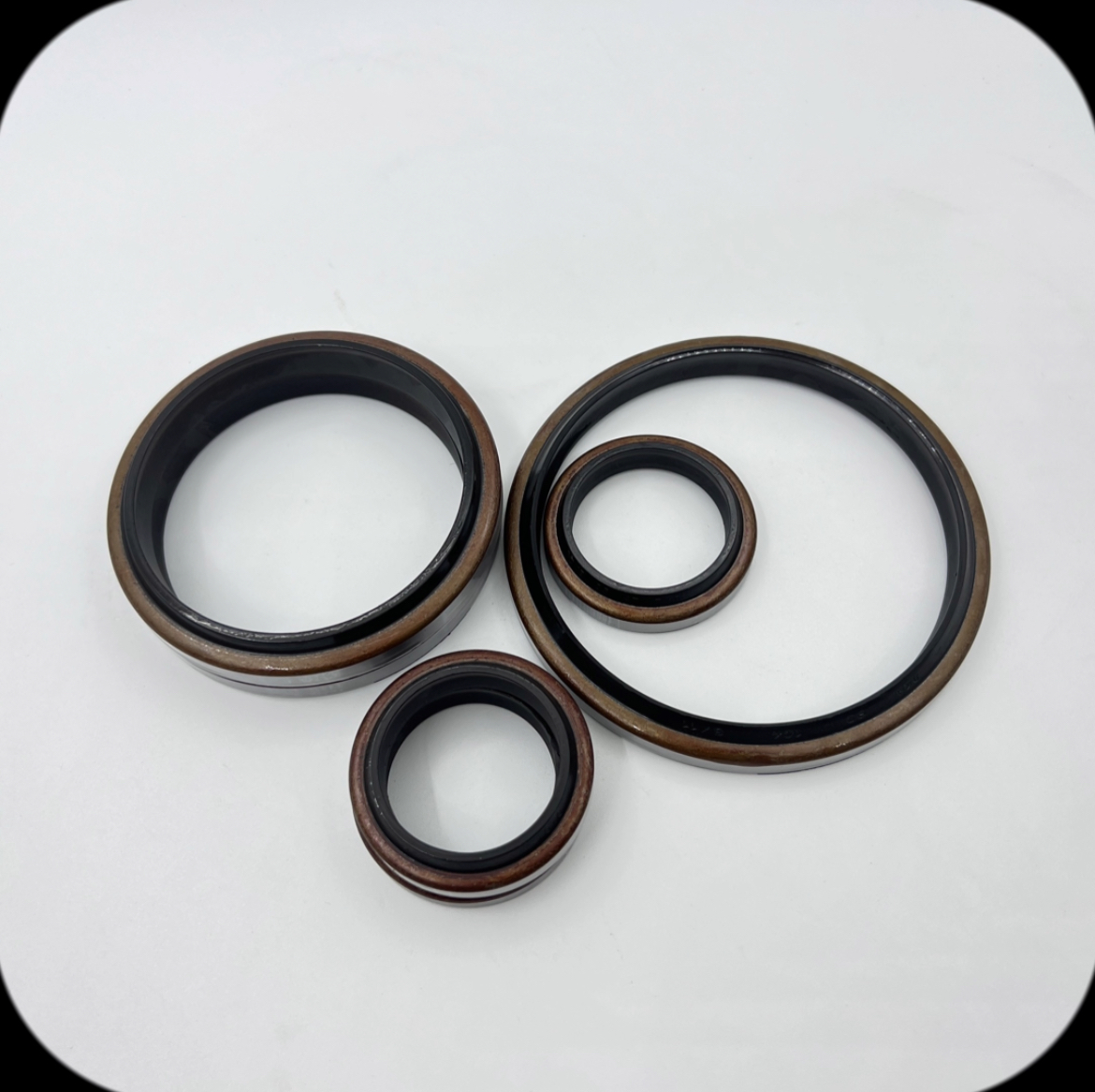 1-Excavator cylinder dust seal DKB black