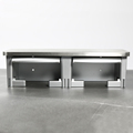 Stainless Steel Wall Mount Recessed Double Toilet Roll Holder1