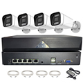 2K Home Security Systems APP Full Color Outdoor Bullet Camera Set 4CH 4MP POE NVR Kit1