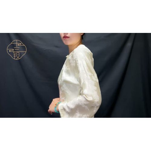 Vestido Qipao de manga larga