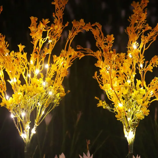 Luces de jardín LED solar ecológicas para hermosos espacios al aire libre1