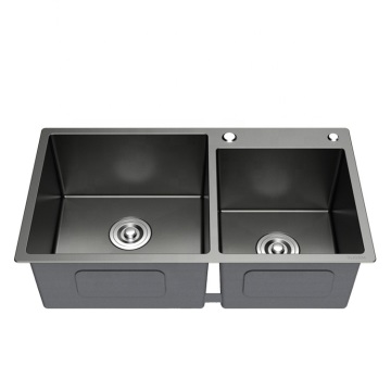 7843double bowl kit sink