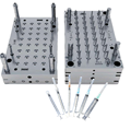 Professional Medical Plastic Disposable Luer Lock Syringe Injection Mould1
