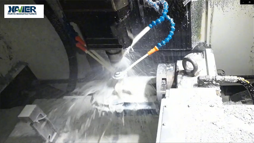 обработка полости спутникового датчика на станке с ЧПУ