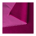 Warp Knit Fabric with 8% Spandex and 92% Polyester: A Shiny Korea Fleece with Stretch Velvet Finish1