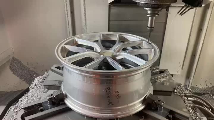 forged wheel milling process