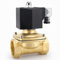 2WS Brass Square Head Coil Normally Closed Water Valve 1 1/2in AC110V-220V DC24V-12V1
