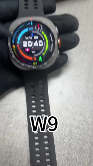 Upgraded W9 Zinc Alloy Smart Watch Sapphire Glass Bluetooth Call Sports Wristwatch