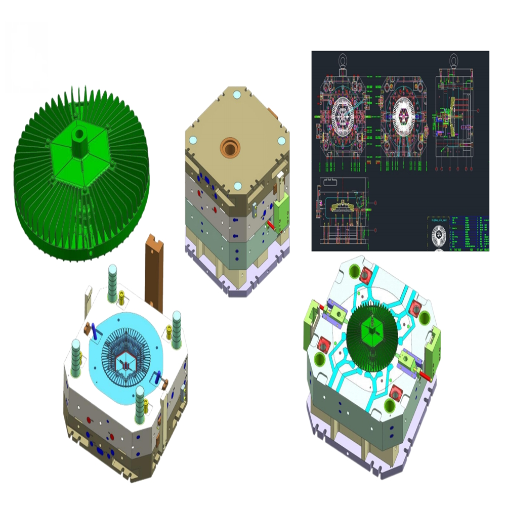 Molde de molde de plástico molde