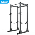 High Quality Wholesale Home Gym Equipment: Weightlifting Strength Training Power Cage Squat Rack with J Hooks1