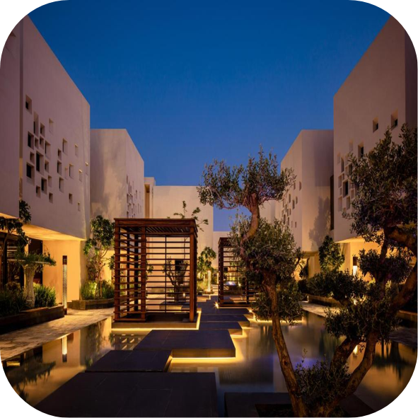 Biltmore Hotel Villas Dubai - Wall -montierte Beckenmixer, Badauschsets und Keramiktoiletten