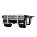 LUEN 40/45/53ft Tri-Axle 50-60T Flatbed Truck Trailers for Russia1