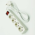 Portable Travel Power Strip with Schuko Plugs and Multiple Outlets1