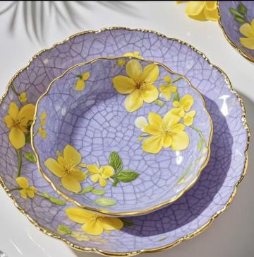 Spring Limited Edition Ceramic Bowls – Floral Elegance for Your Dining Table