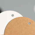 Luxury Custom Logo Kraft Paper Tags for Shoes, Accessories, and Bags1