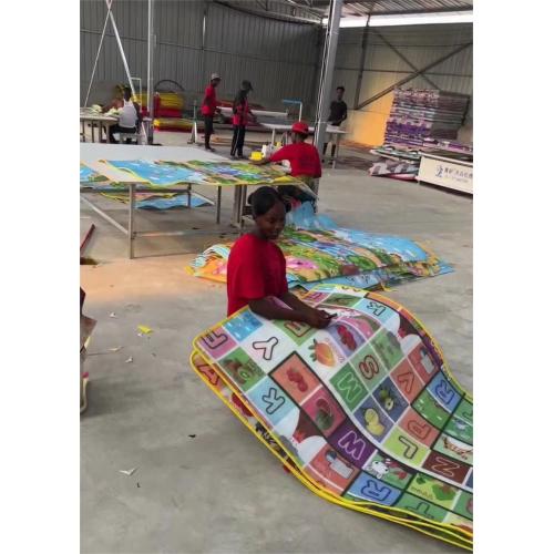 Baby mat EPE production line is very popular in Africa market in recent years!