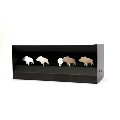 Magnetic Knockdown Warthog Design Pellet Catcher Metal Shooting Target1