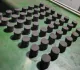 Botones magnéticos de cerámica de disco circular de ferrita negro