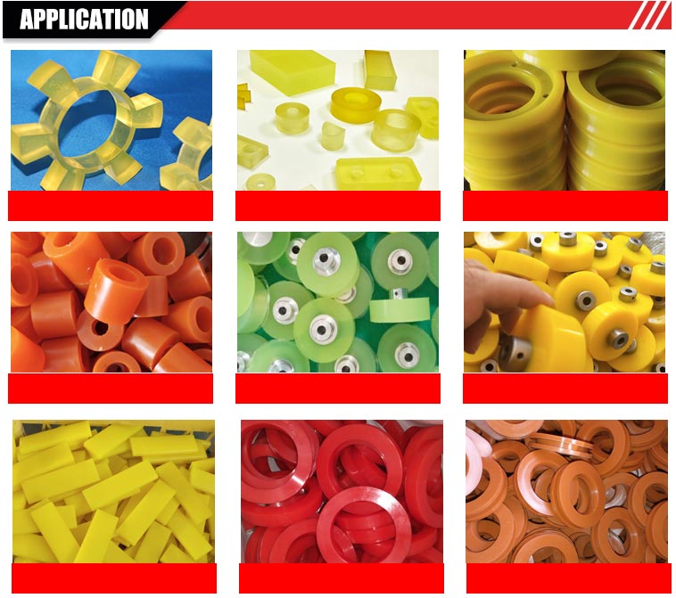 Custom Cast polyurethane rubber sheet PU sheet and rod