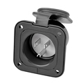 15 Amp 125 Volt NEMA 5-15 Black Power Inlet Receptacle1