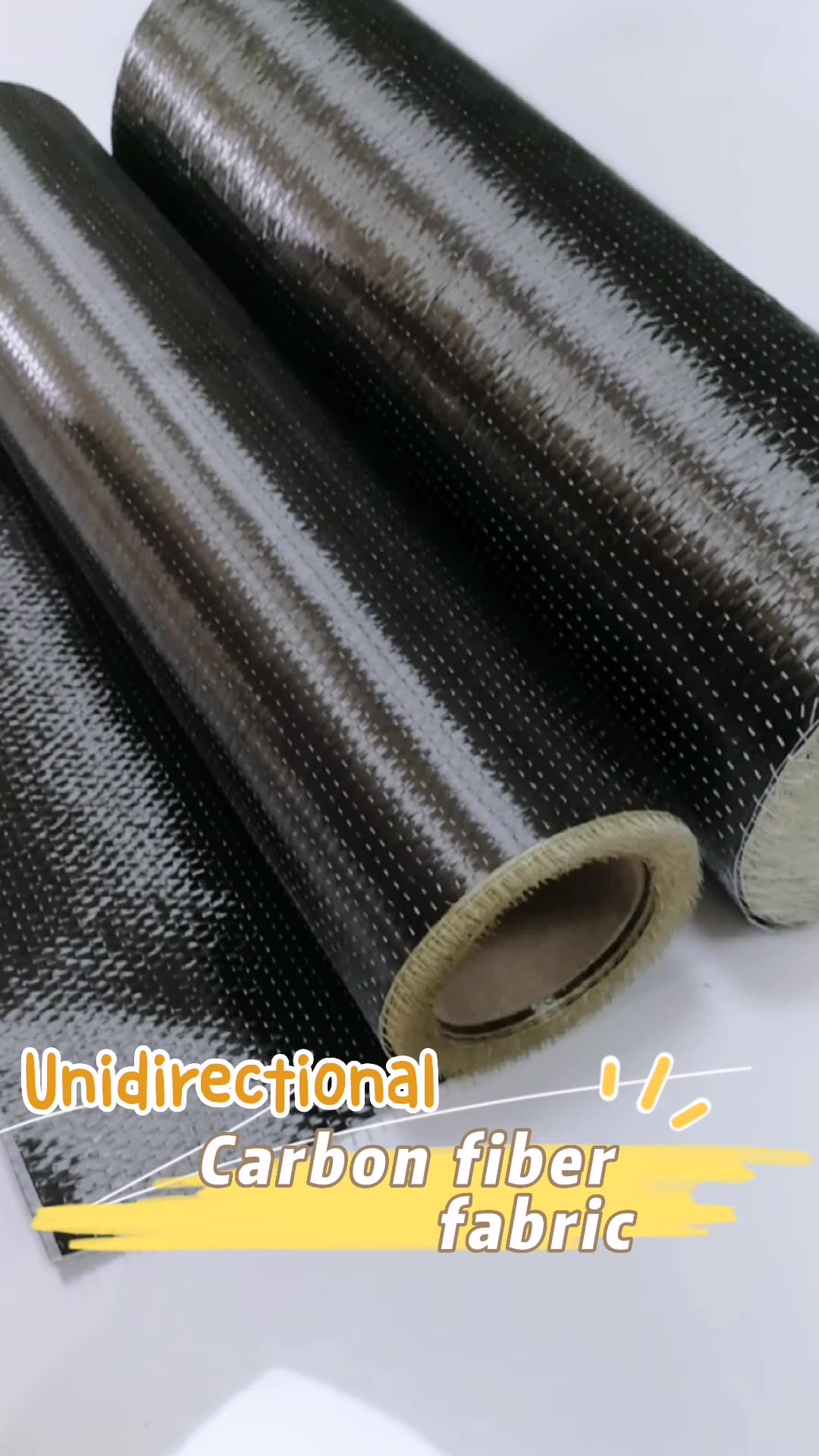 Construção de alta resistência UD Fibra de fibra de carbono Tecido unidirecional Fabrics de fibra de carbono1