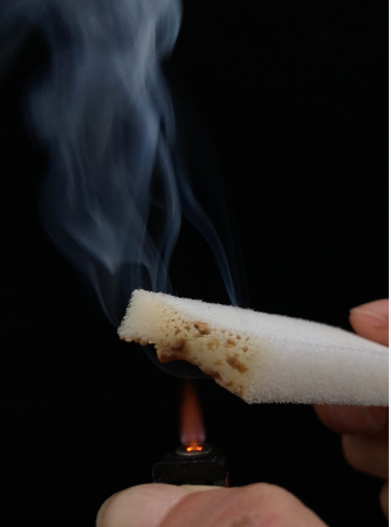 BS585 flame retardant test