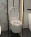 Großhandel neuer Stil Niedrigpreis Smart Sanitary Ware Ultraviolett Strahlen Badezimmer Keramik Runde Wall Hung Toilette1