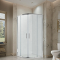 Modern Double Opening Sliding Shower Enclosure with Tempered Glass for Hotels1