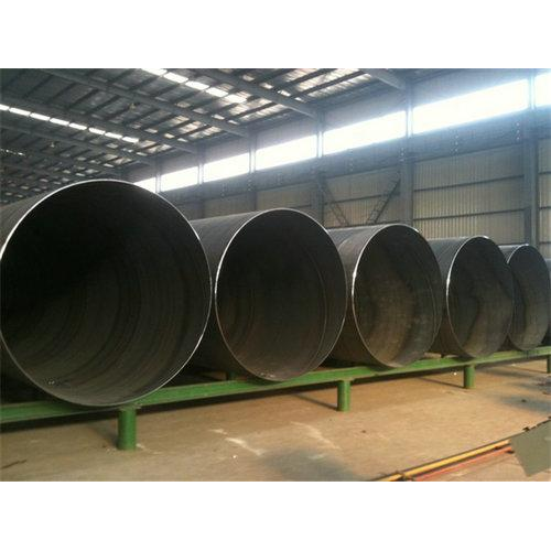 Production steps of spiral steel pipe