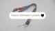 20 mm silkescreen Company Lanyard med logotypanpassad