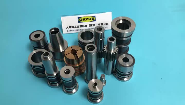 Injection mold components and blow die components