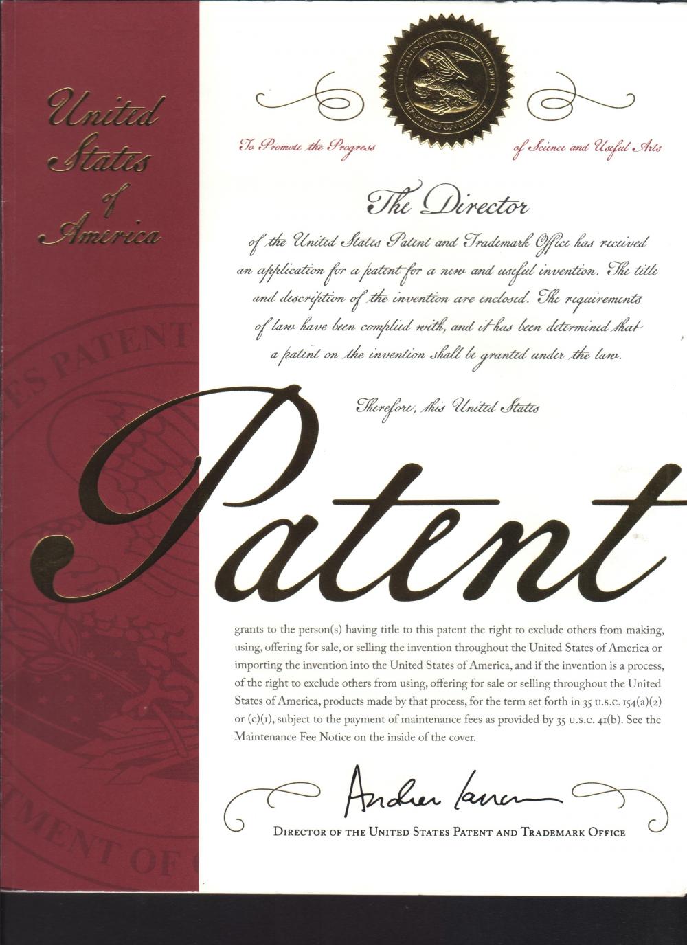 United States Patent