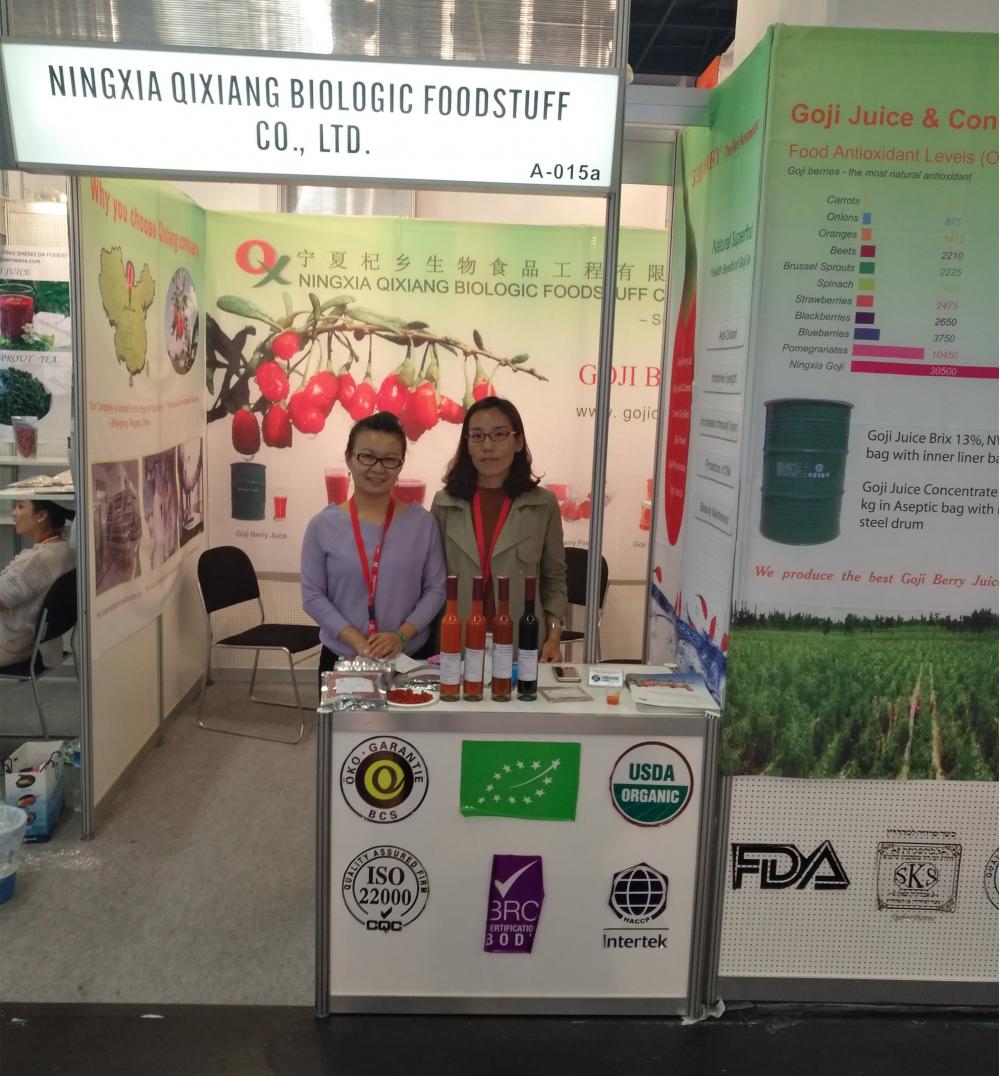 Qixiang company went to Cologne to attend the ANUGA - International Food Exhibition - Organic