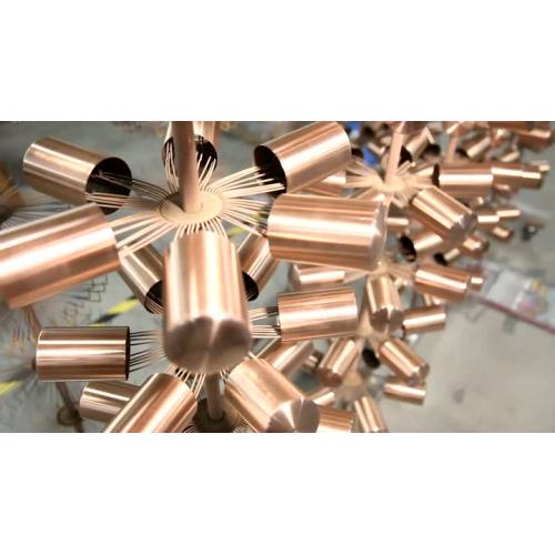 stainless steel products pvd plated in champagne color