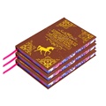 Custom Book Printing Exclusive Leather Bound Hardcover Novel Books Hardback Special Edition Books Sprayed Edges1