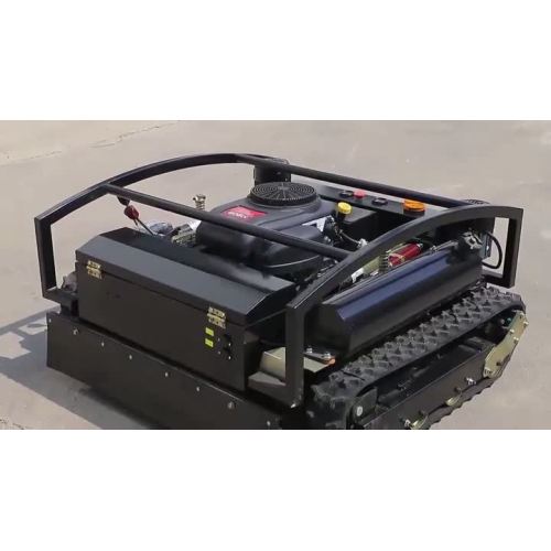 Remote Control Lawn Mower with Gas-Electric Hybrid