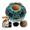 Treat Dispensing Chew Toy: Interactive and Freezable Rubber Dog Toy for Slower Feeding and Anxiety Relief1