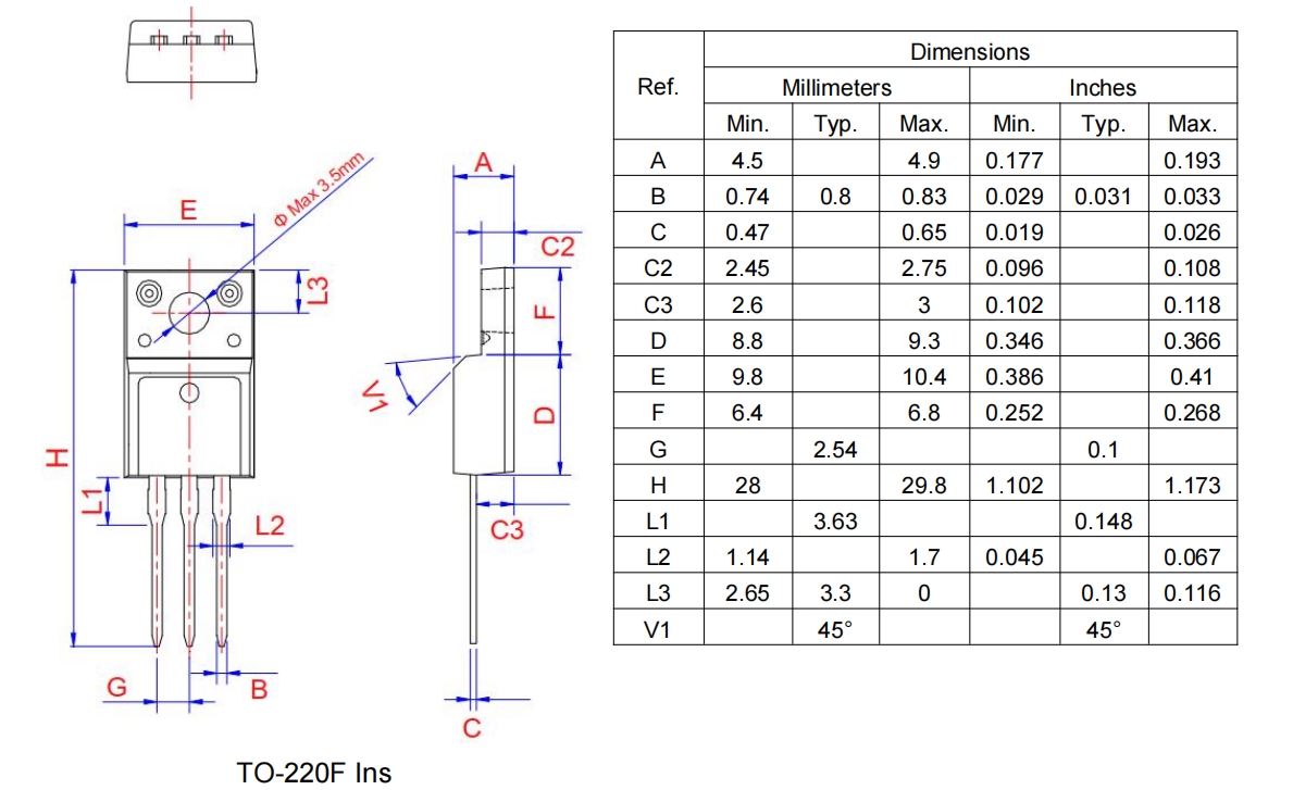 YZPST-BTA216X-600B TO-220F