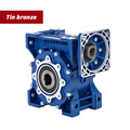 NMRV75 Worm Reduction Gearbox with AC/DC Motor, 28mm Shaft, Flange1