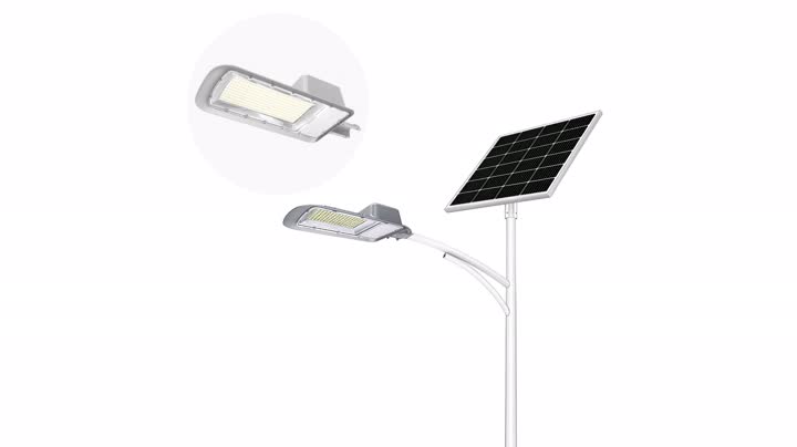 160W Solar Powered Garden Light