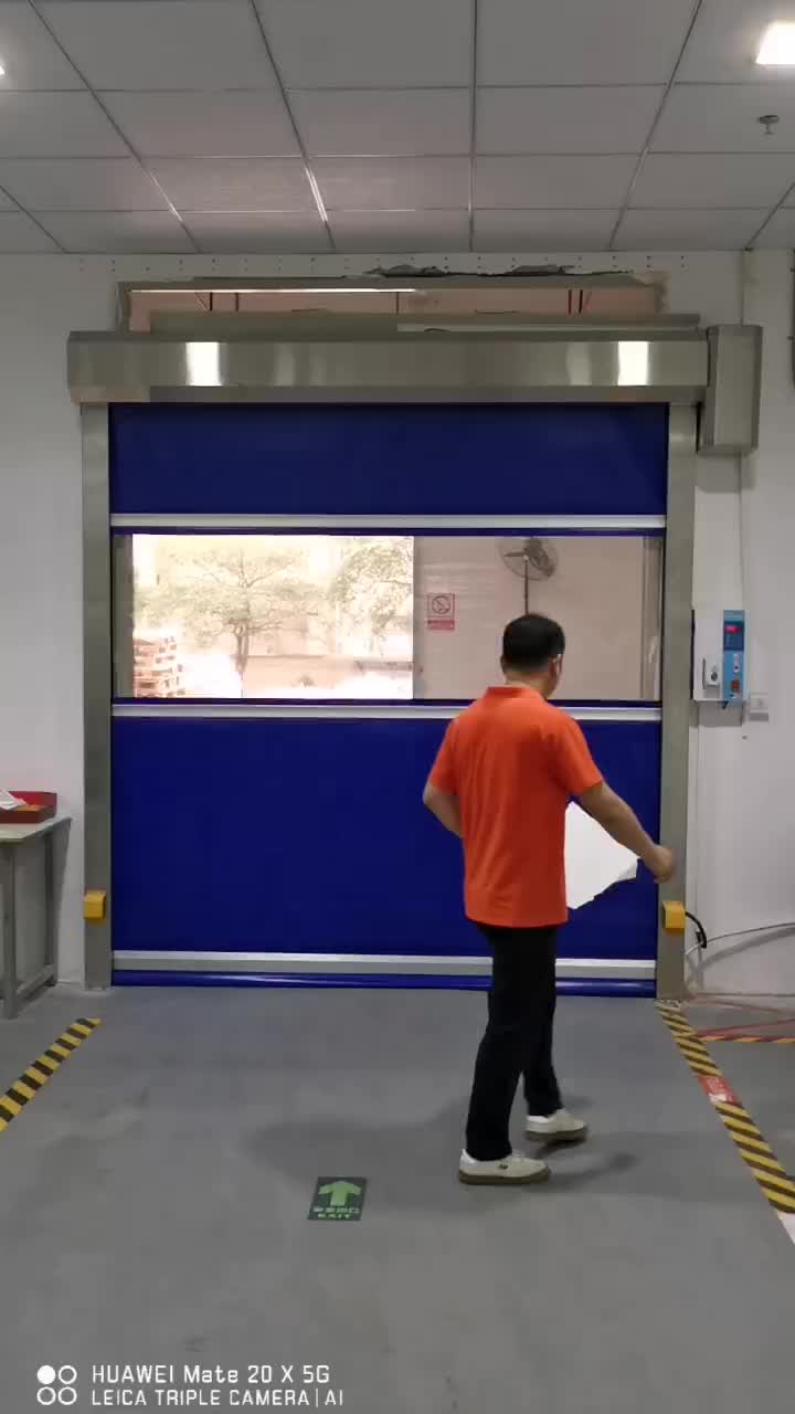 Warehouse soft curtain quick door