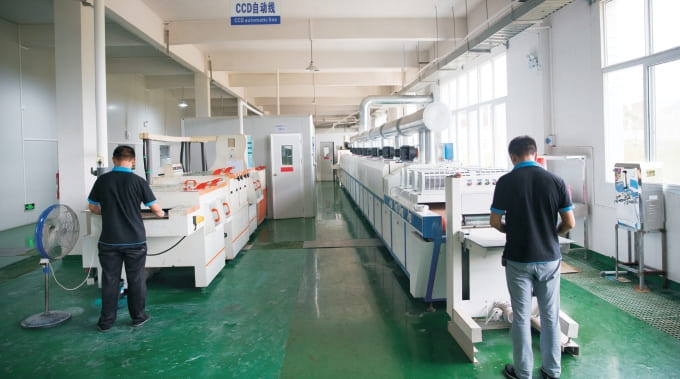 CCD automatic printing line