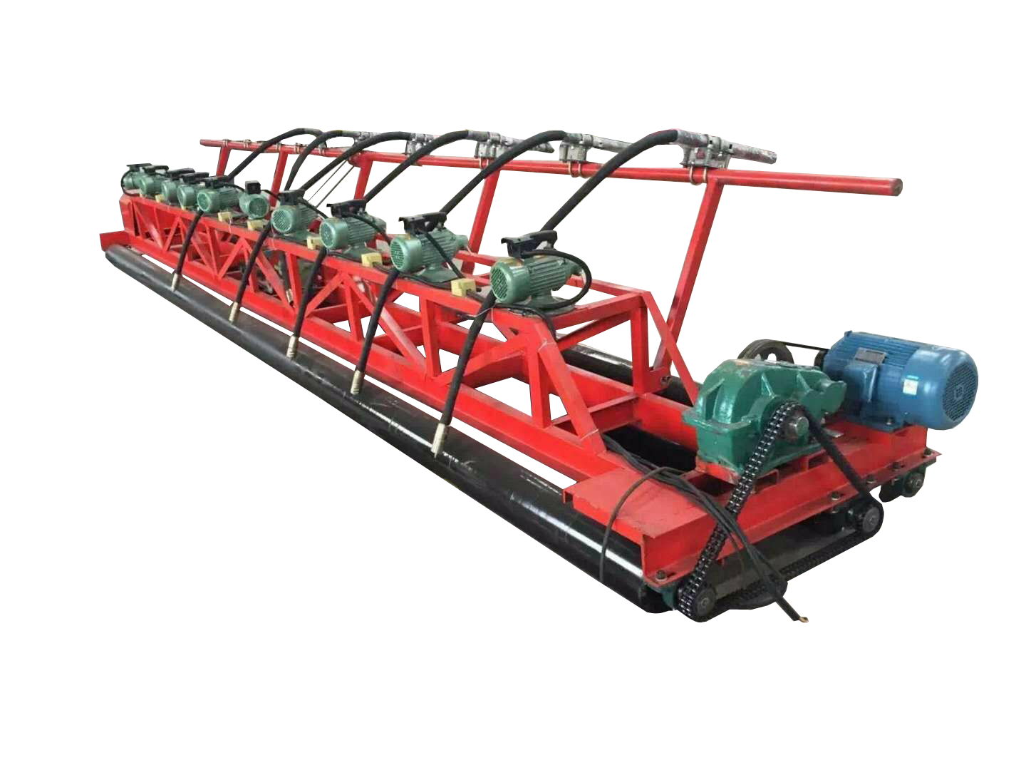Máquina de nivelación de pavimentación de hormigón con motor de gasolina / eléctrico / diesel Concreto de motor de aceite de tres rodillos