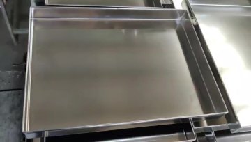304 Stainless Steel Square Tray Rectangular Baking Pan with Right Angle Storage Pan1