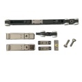 Aluminium Inline Flush Sliding Wardrobe Fitting System: Hardware, Accessories, and Glass Panel Installation Solutions1