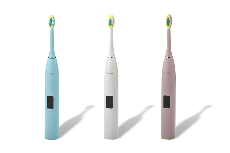فرشاة أسنان إلكترونية صالحة للشرب IPX7 مقاومة للماء USB فرشاة أسنان كهربائية قابلة لإعادة الشحن مخصصة فرشاة أسنان سونيك للبالغين