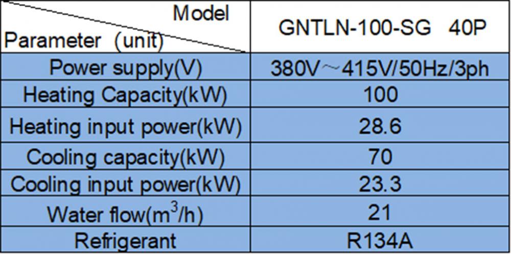 Gent 40p High Temperature Water Source Heat Pump