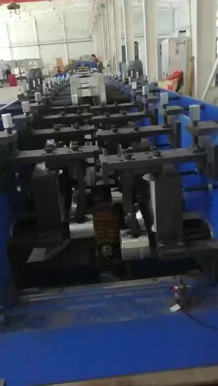 Steel channel lintel  cable tray forming machine.mp4